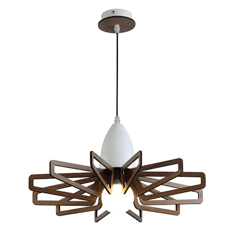 Φωτιστικό Οροφής Μονόφωτο Aca Alps ZM170051P Wood