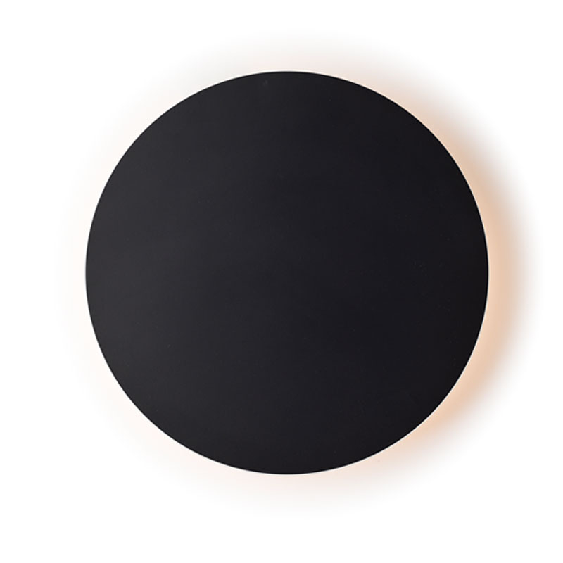 Απλίκα Τοίχου Led Aca Eclipse ZM1705LEDWB Black Matt