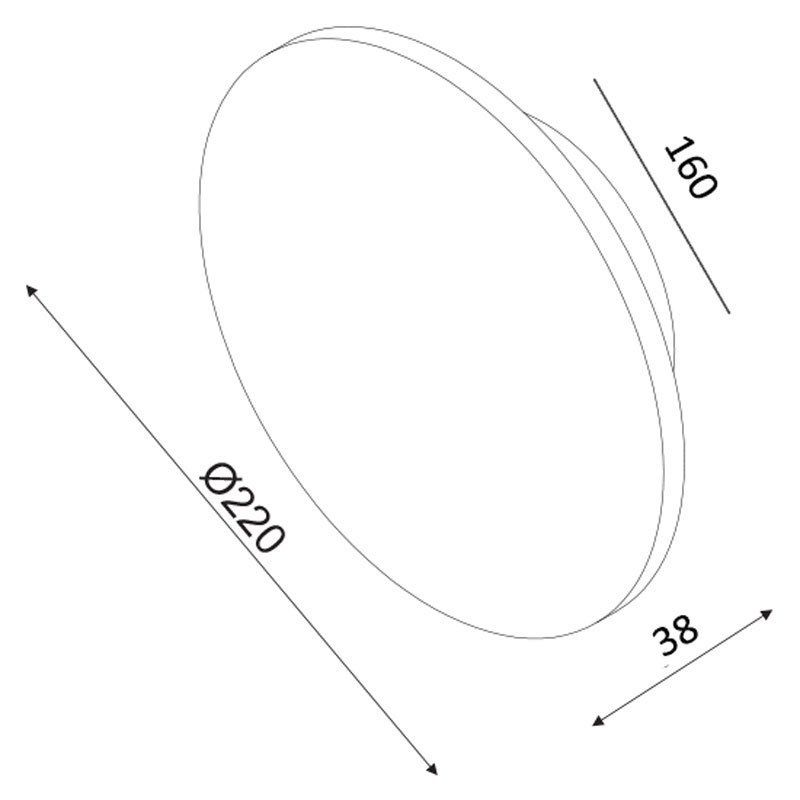 Απλίκα Τοίχου Led Aca Eclipse Zm1710Ledwg Brass Home Φωτιστικά Οροφής Spitishop