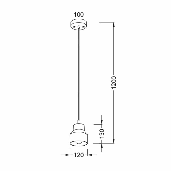 Φωτιστικό Οροφής Μονόφωτο Aca Belfast V35163BW Cement