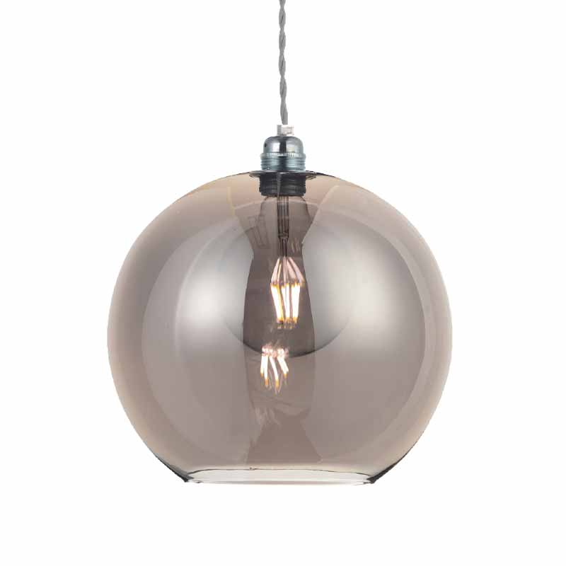 Φωτιστικό Οροφής Μονόφωτο Aca Pythia V3643330GY Silver/Tint