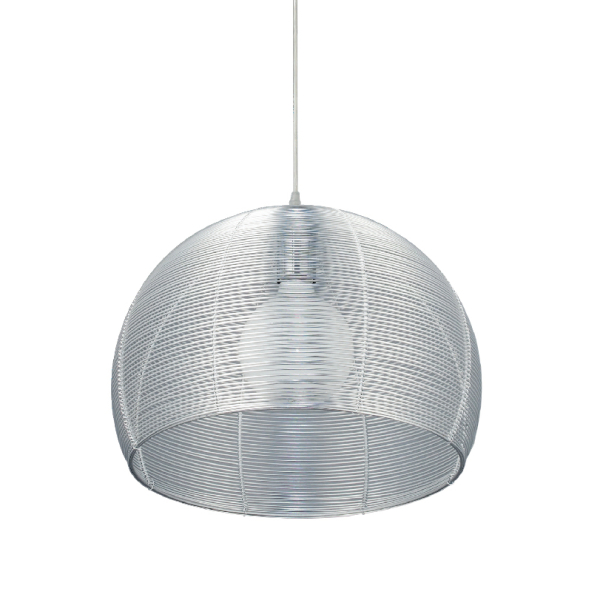 Φωτιστικό Οροφής Μονόφωτο Aca Zinc V28507IP40 Nickel