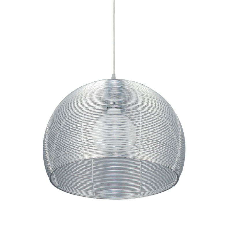 Φωτιστικό Οροφής Μονόφωτο Aca Zinc V28507IP40 Nickel