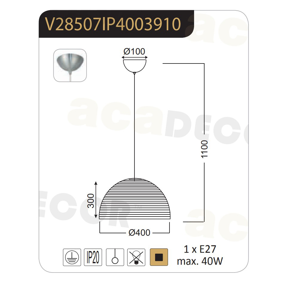 Φωτιστικό Οροφής Μονόφωτο Aca Zinc V28507Ip40 Nickel Home Φωτιστικά Spitishop