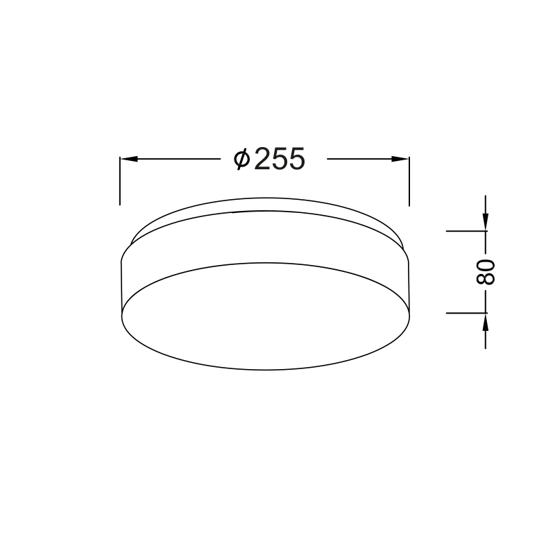 Φωτιστικό Πλαφονιέρα Aca Parfait V287071C25 White Home Φωτιστικά Οροφής Spitishop