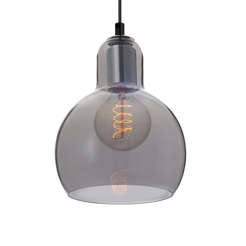 Φωτιστικό Οροφής Μονόφωτο Aca Bloom V292851PGY Tinted