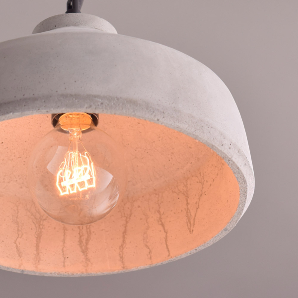 Φωτιστικό Οροφής Μονόφωτο Aca Elvis V351581P Cement