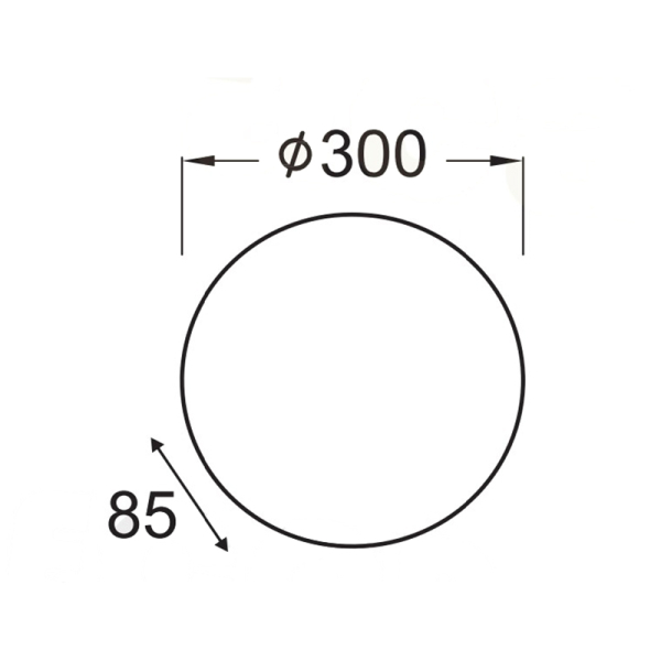 Φωτιστικό Πλαφονιέρα Aca Albatre XD01300W White