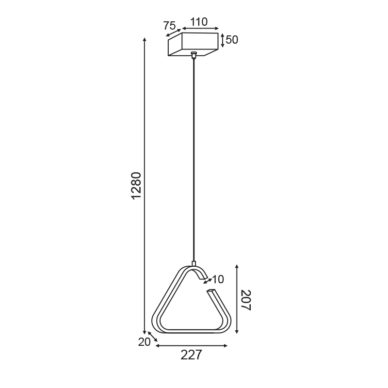 Φωτιστικό Οροφής Led Aca Euclid2 V29Ledp23Bk Black Home Φωτιστικά Spitishop