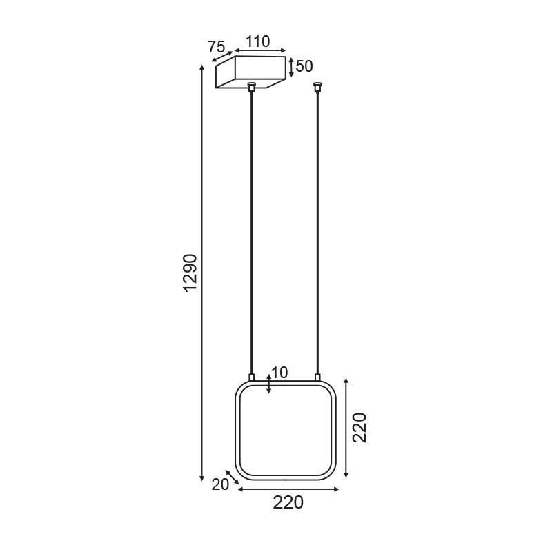 Φωτιστικό Οροφής Μονόφωτο Led Aca Symetria V30Ledp22Wh White Home Φωτιστικά Spitishop