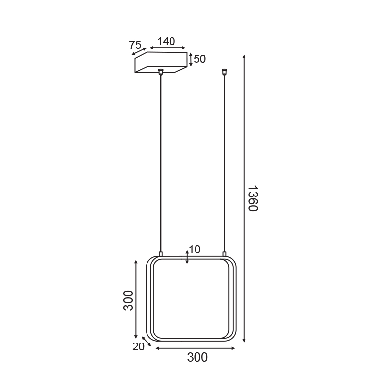 Φωτιστικό Οροφής Μονόφωτο Led Aca Symetria V30Ledp30Bk Black Home Φωτιστικά Spitishop