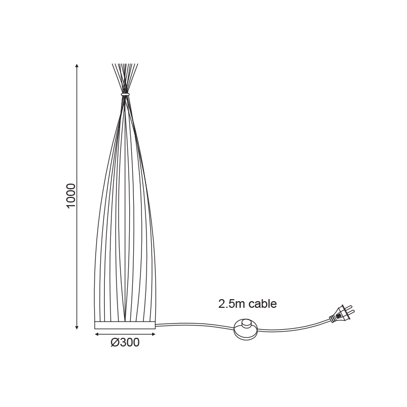Φωτιστικό Δαπέδου Aca Serifos Tf661F100Bo Bamboo Home Φωτιστικά Spitishop