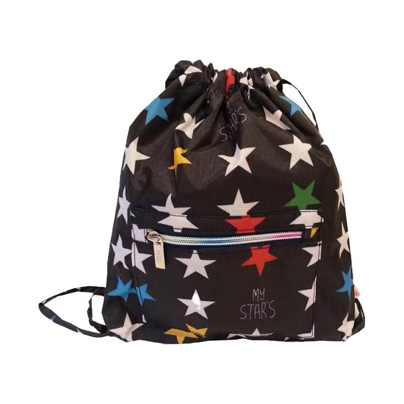 Παιδική Τσάντα Πουγκί (37x41) My Bag's Stars Black