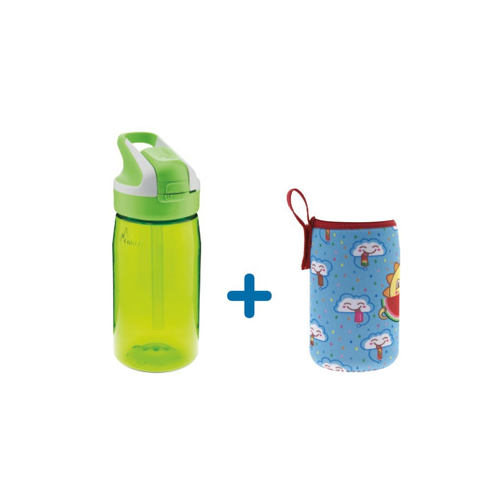 Παγούρι - Θερμός 450ml Με Καλαμάκι + Θήκη Laken Freskito φωτογραφία