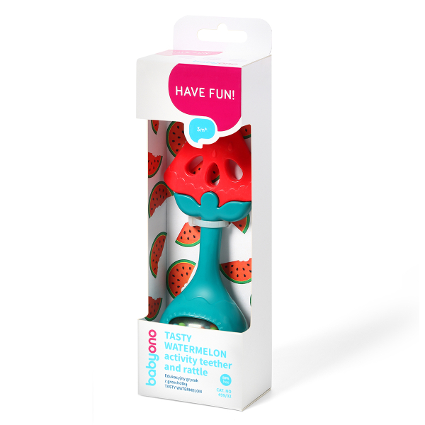 Μασητικό - Κουδουνίστρα BabyOno Tasty Watermelon BN499/02