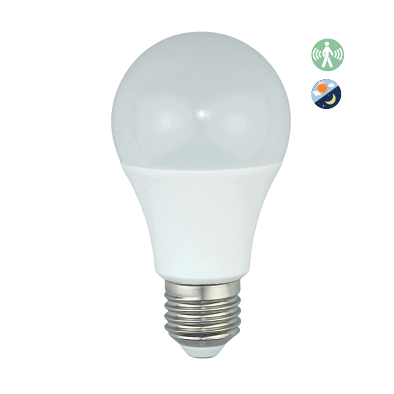 Λάμπα LED Κίνησης/Μέρας-Νύχτας Diolamp E27/8W/6000K/740Lm MICR608CW