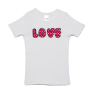 Φανέλα Παιδική Κοντομάνικη Minervakia Love Hearts 42092-005 Λευκή No2 No2