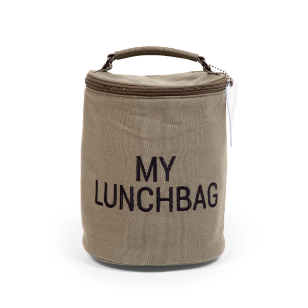Ισοθερμική Τσάντα Φαγητού ChildHome My Lunchbag Canvas Khaki BR76043