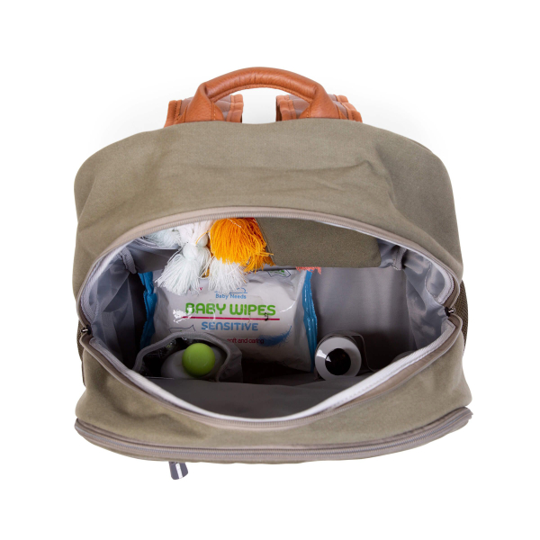 Τσάντα Αλλαξιέρα Backpack ChildHome Daddy Bag Canvas Khaki BR76154