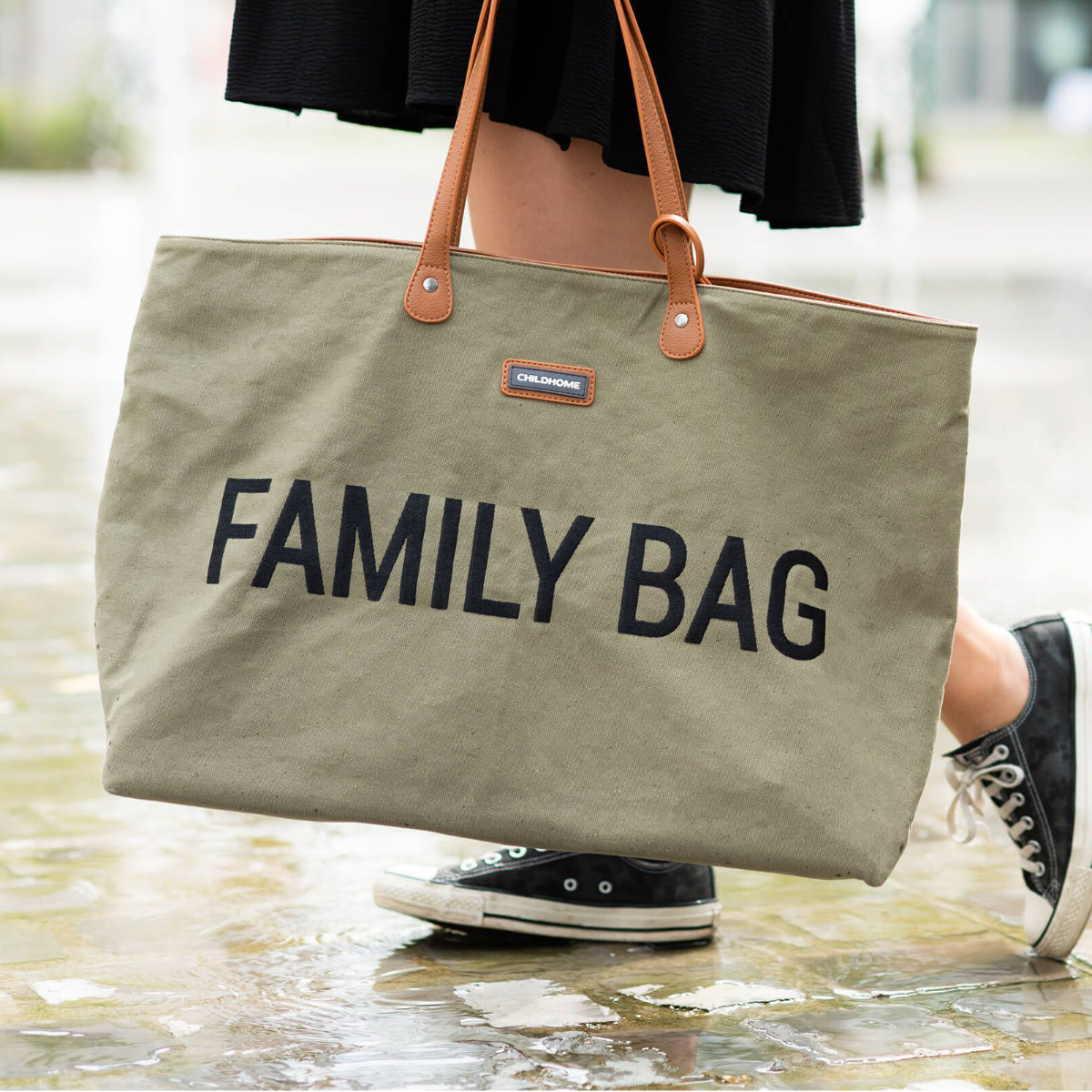 Τσάντα Αλλαξιέρα ChildHome Family Bag Khaki BR75998 193290