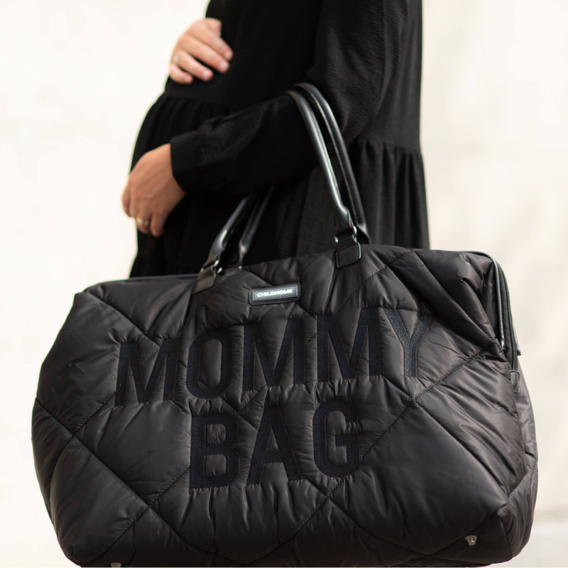 Τσάντα Αλλαξιέρα ChildHome Mommy Bag Puffered Black BR75833