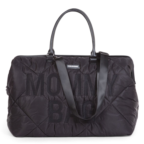 Τσάντα Αλλαξιέρα ChildHome Mommy Bag Puffered Black BR75833