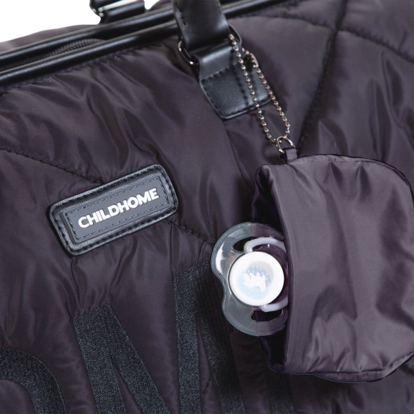 Τσάντα Αλλαξιέρα ChildHome Mommy Bag Puffered Black BR75833