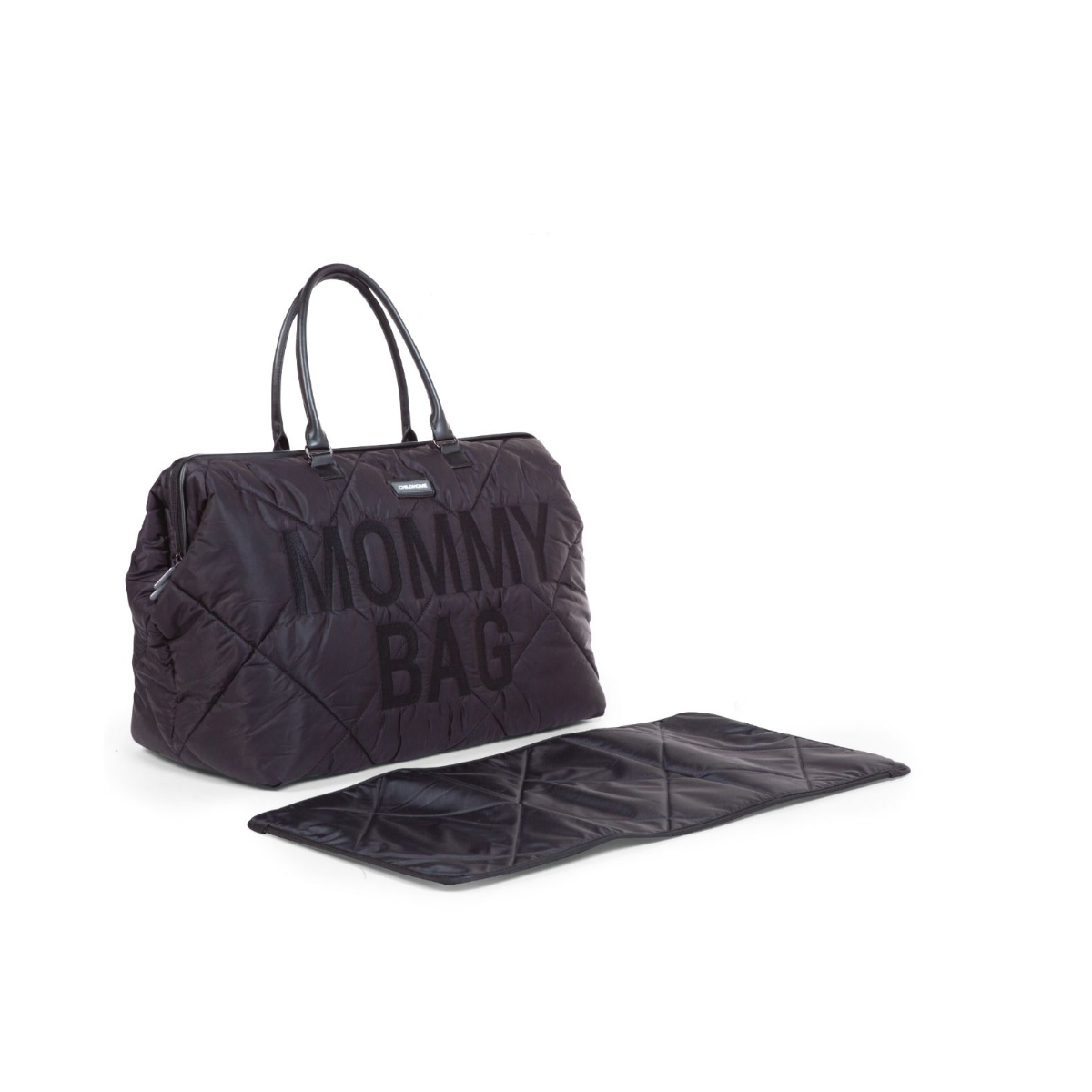 Τσάντα Αλλαξιέρα Childhome Mommy Bag Puffered Black Br75833 Home Βρεφικά Τσάντες Αλλαξιέρες - Νεσεσέρ Spitishop