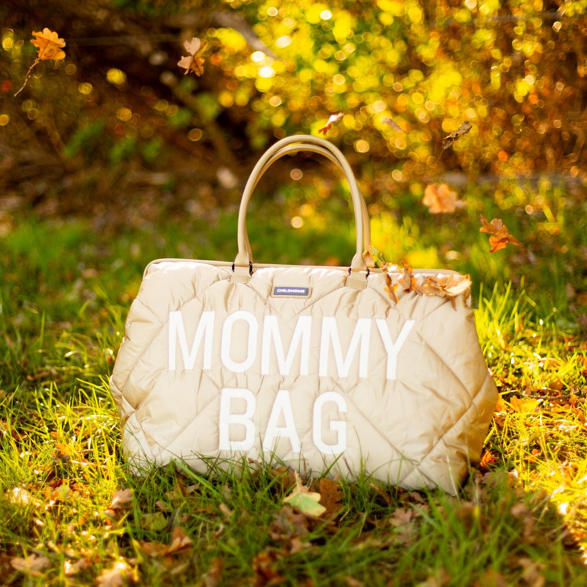 Τσάντα Αλλαξιέρα ChildHome Mommy Bag Puffered Beige BR75832