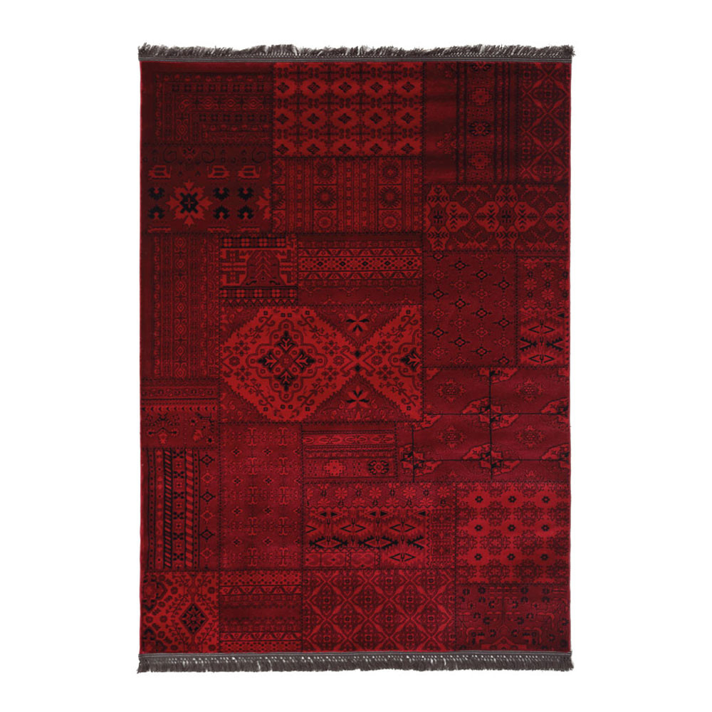 Χαλί (100×160) Royal Carpets Afgan 7675A D.Red