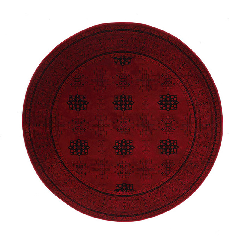 Στρογγυλό Χαλί (Φ160) Royal Carpets Afgan 8127A D.Red