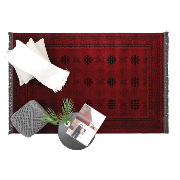 Χαλί (160x230) Royal Carpet Afgan 8127A D.Red
