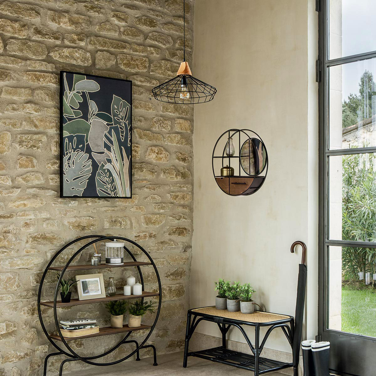 Φωτιστικό Οροφής Μονόφωτο A-S Ben Black 145117A Home Φωτιστικά Spitishop
