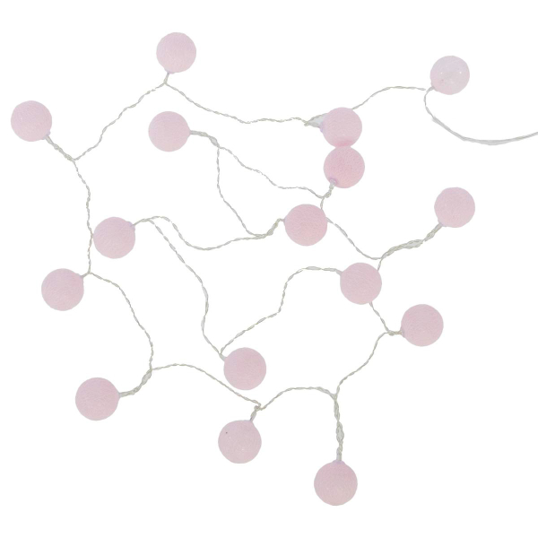 Διακοσμητική Γιρλάντα Μπαταρίας Με 16 LED Φωτάκια A-S Light Pink 145102D