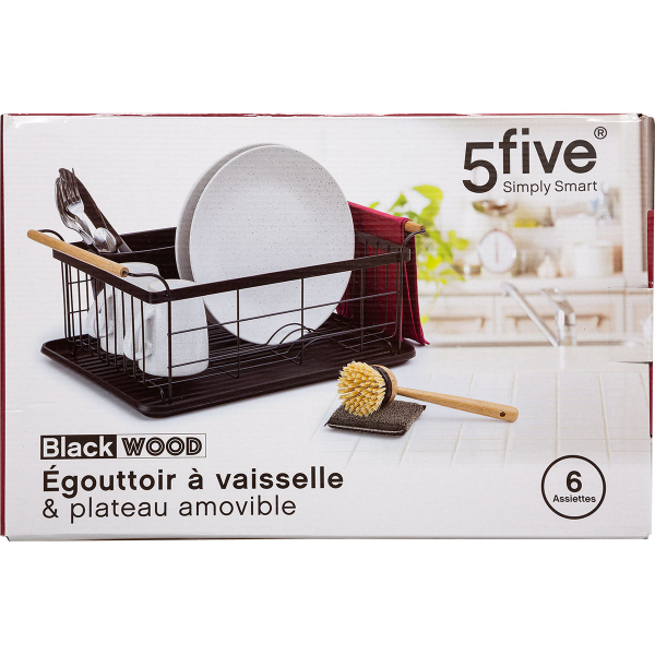 Στραγγιστήρι Πιάτων (46.5x32x19.4) F-V BlackWood 167790