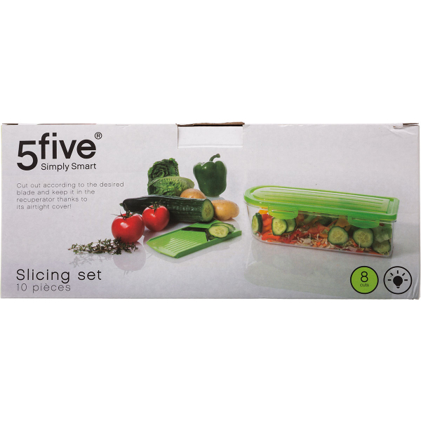 Πολυκόφτης Λαχανικών Με 5 Επιφάνειες Κοπής F-V Slicer 128790