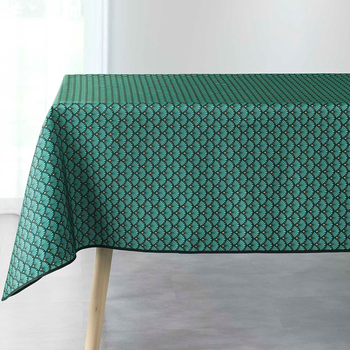 Αλέκιαστο Τραπεζομάντηλο (150X240) L-C Artchic Vert 1722848 Home Λευκά Είδη Κουζίνας & Τραπεζαρίας Τραπεζομάντηλα Spitishop