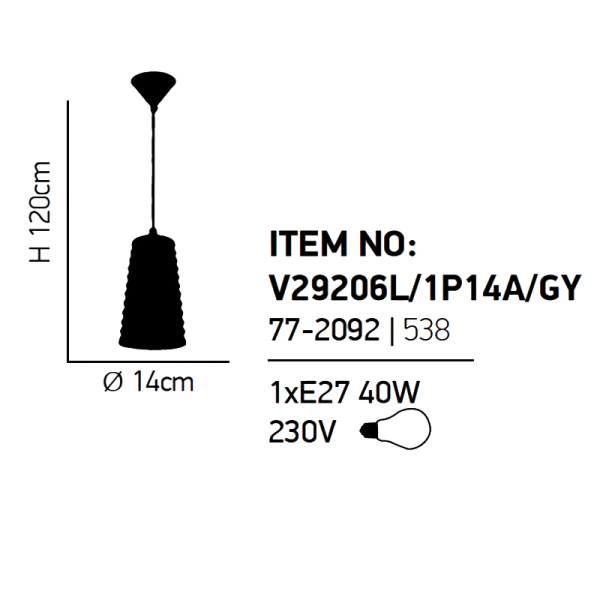 Φωτιστικό Οροφής Μονόφωτο Homelighting Solo 77-2092 Clear
