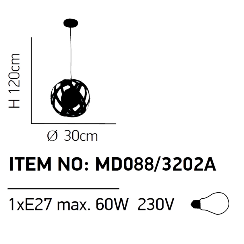 Φωτιστικό Οροφής Μονόφωτο Homelighting Nefeli 77-1540 Orange Home Φωτιστικά Spitishop