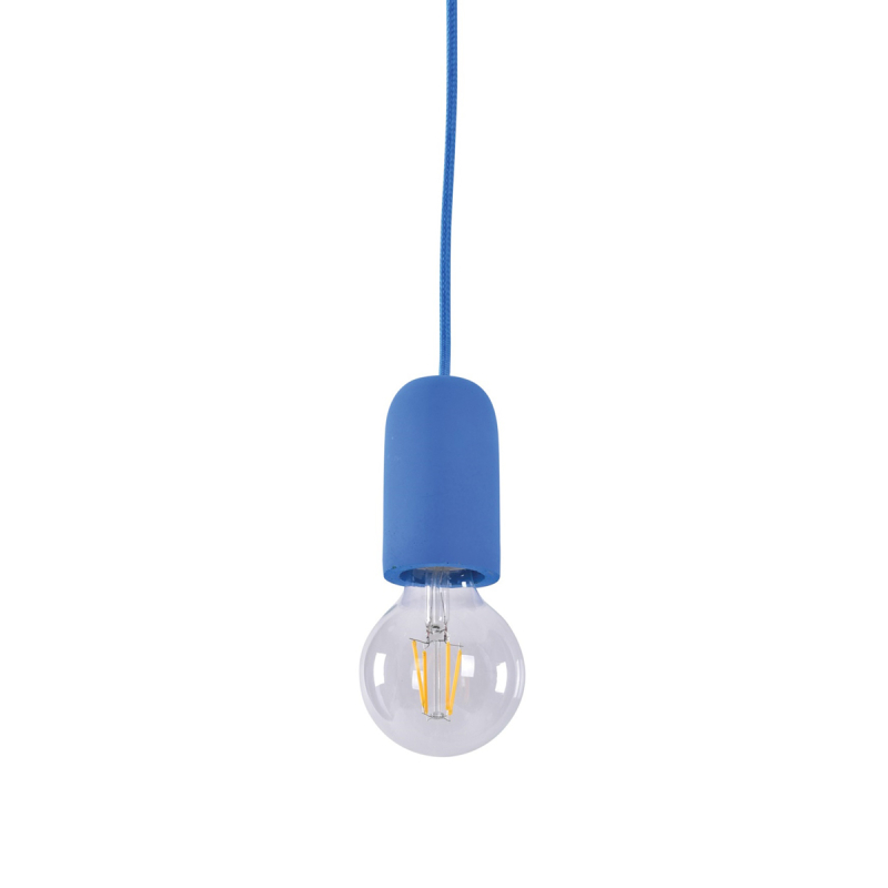 Φωτιστικό Οροφής Μονόφωτο Homelighting Iris 77-3572 Blue