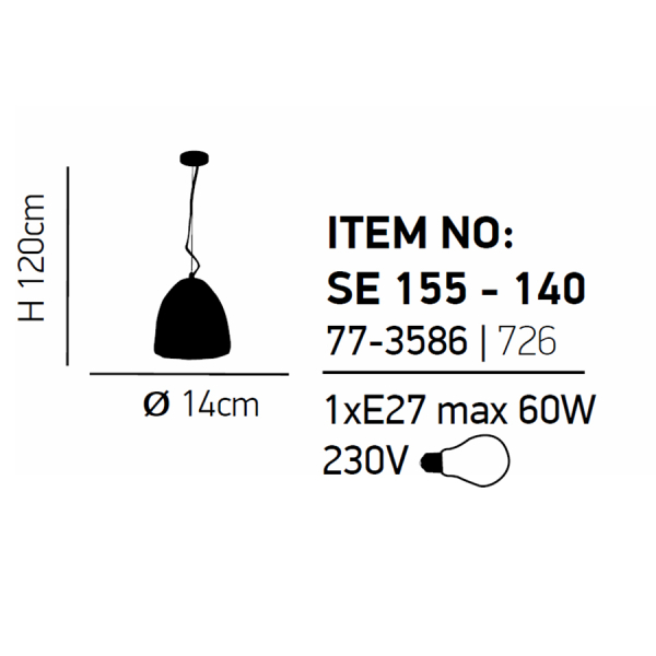 Φωτιστικό Οροφής Μονόφωτο Homelighting Joy 77-3586 Grey