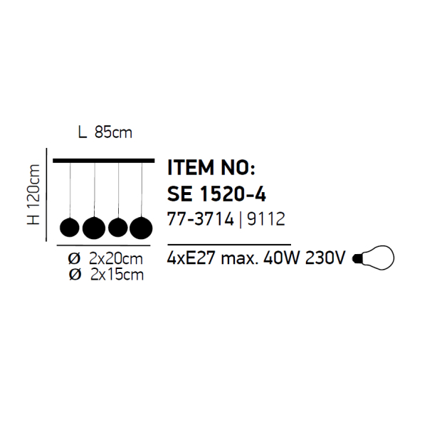 Φωτιστικό Οροφής Πολύφωτο Homelighting Alessia 77-3714 White