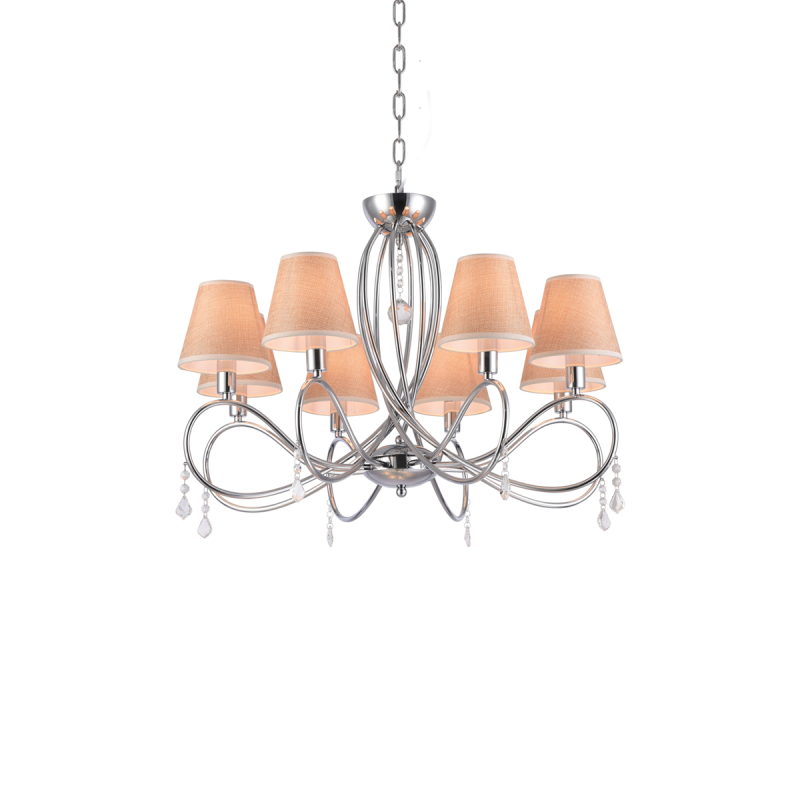 Πολυέλαιος Οροφής Homelighting Laki 77-3666 Chrome