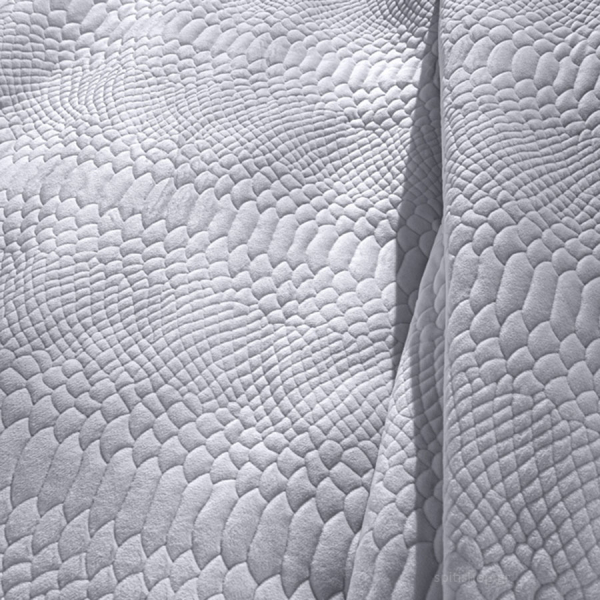 Κουβέρτα Fleece Υπέρδιπλη (220x240) Με Γουνάκι + Διακοσμητική Μαξιλαροθήκη (Σετ) Guy Laroche Capsule Silver