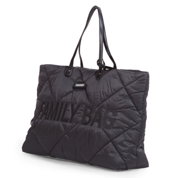 Τσάντα Αλλαξιέρα ChildHome Family Bag Puffered Black BR76152