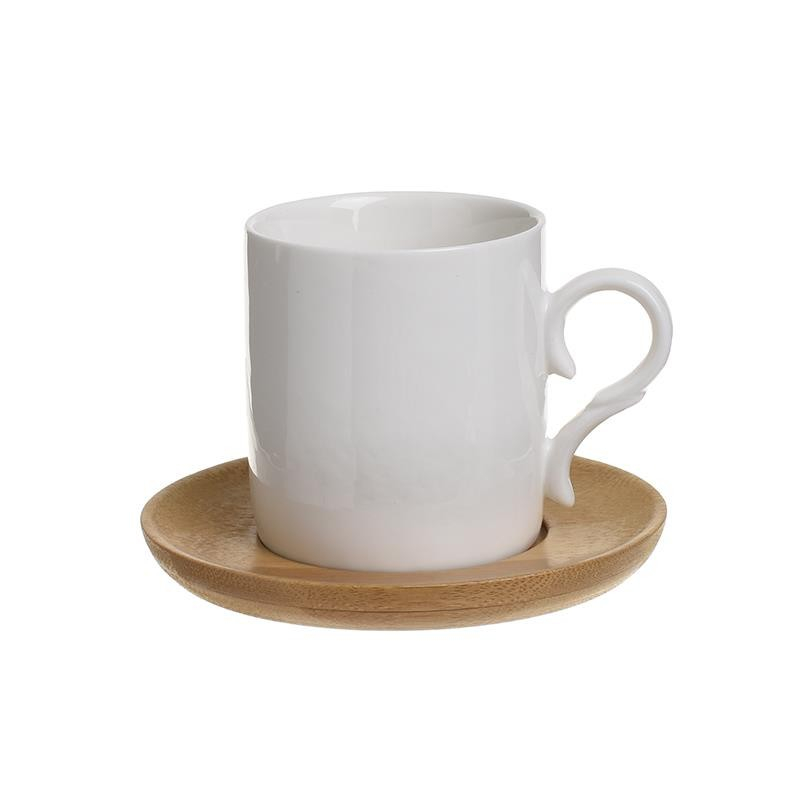 Φλυτζάνια Καφέ + Πιατάκια (Σετ 6τμχ) CL 6-60-476-0009