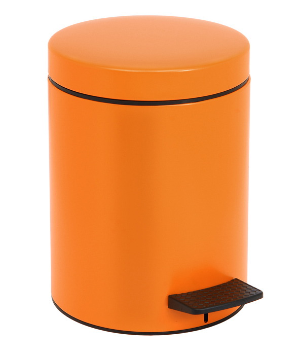 Κάδος Απορριμμάτων (Φ20x28) Pam & Co 5Lit 96 Orange Matte