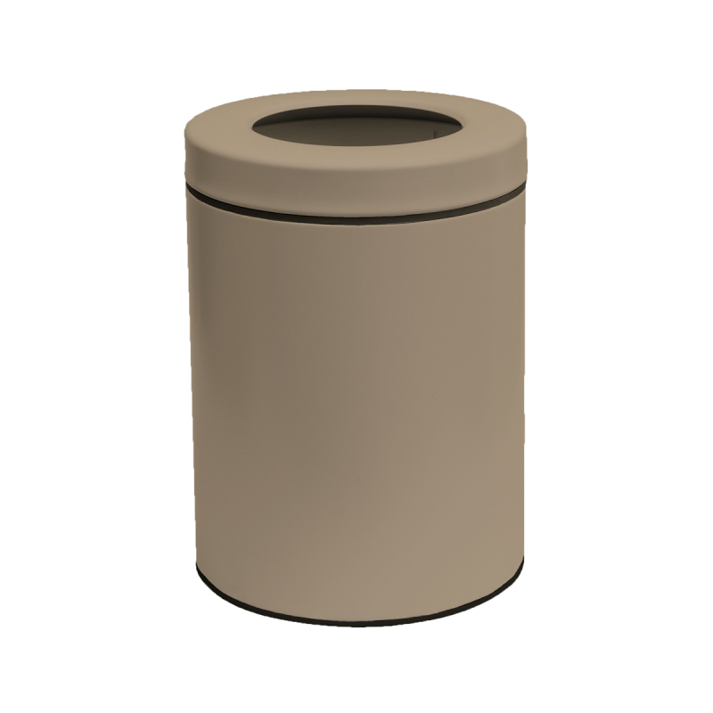 Καλάθι Απορριμμάτων (Φ21x28) Pam & Co 5lt 2128 Beige Matt