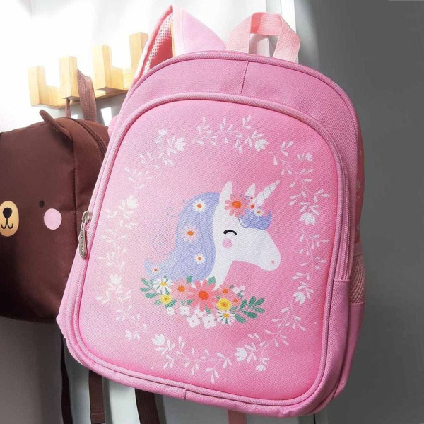 Σχολική Τσάντα Νηπιαγωγείου Με Ισοθερμική Θήκη Α Little Lovely Company Unicorn BPUNPI42