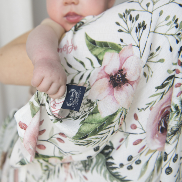 Μουσελίνες/Πάνες Αγκαλιάς (Σετ 2τμχ) La Millou Wild Blossom